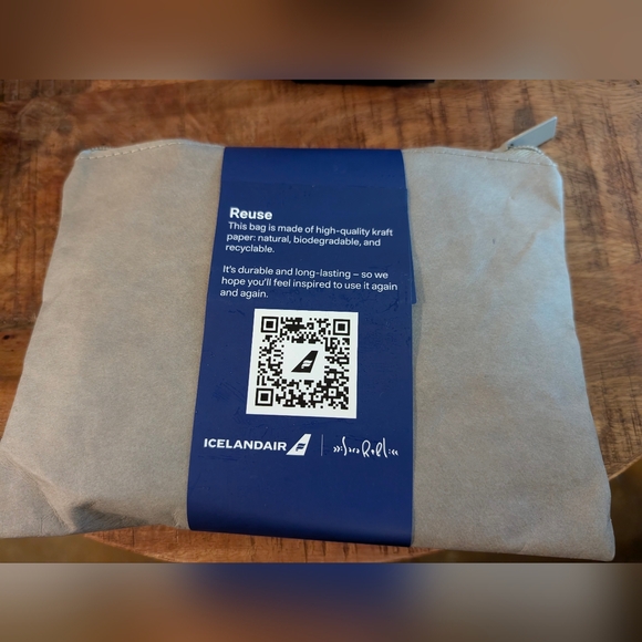 Two new Icelandair amenity kits (made from Kraft paper) & full contents - Picture 4 of 9